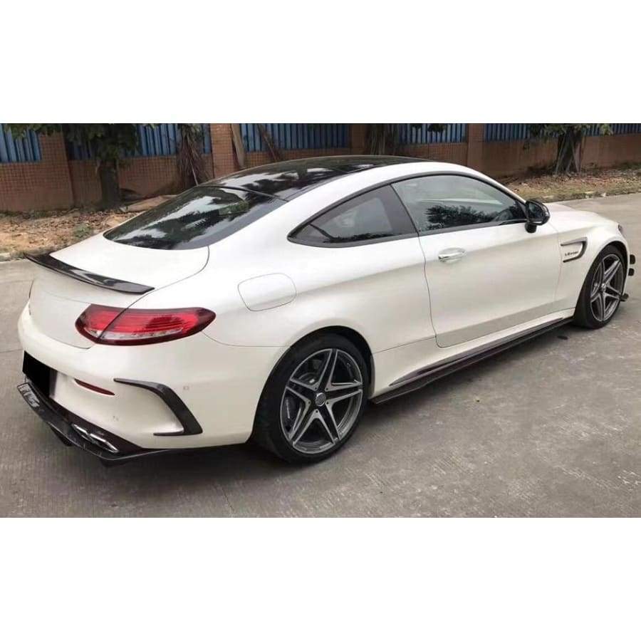 Carbon Fiber Rear Canards for Mercedes C63 C205 2014-2018
