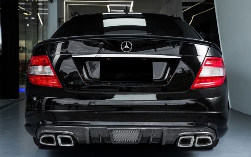 Mercedes Benz C63 (W204) Future Design Style Carbon Fibre Rear Diffuser - Twenty Two Tuning Rear Diffuser