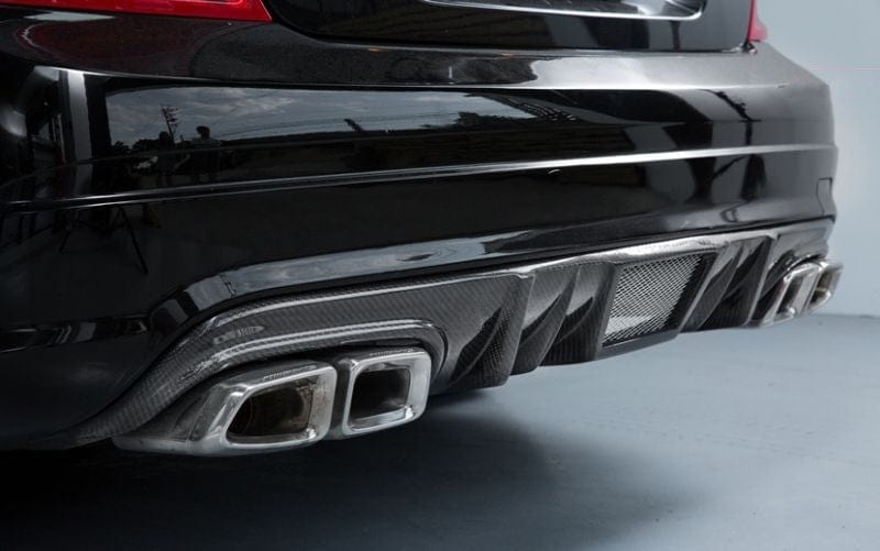 Mercedes Benz C63 (W204) Future Design Style Carbon Fibre Rear Diffuser - Twenty Two Tuning Rear Diffuser