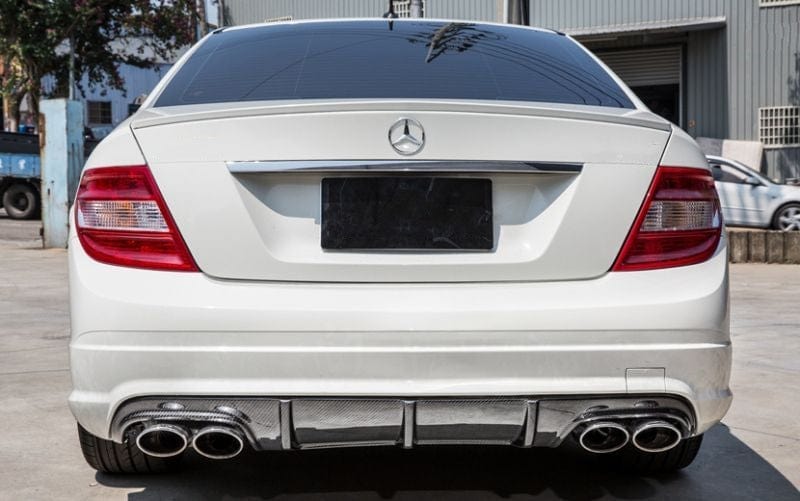 Mercedes Benz C63 (W204) OEM Style Carbon Fibre Rear Diffuser - Twenty Two Tuning Rear Diffuser
