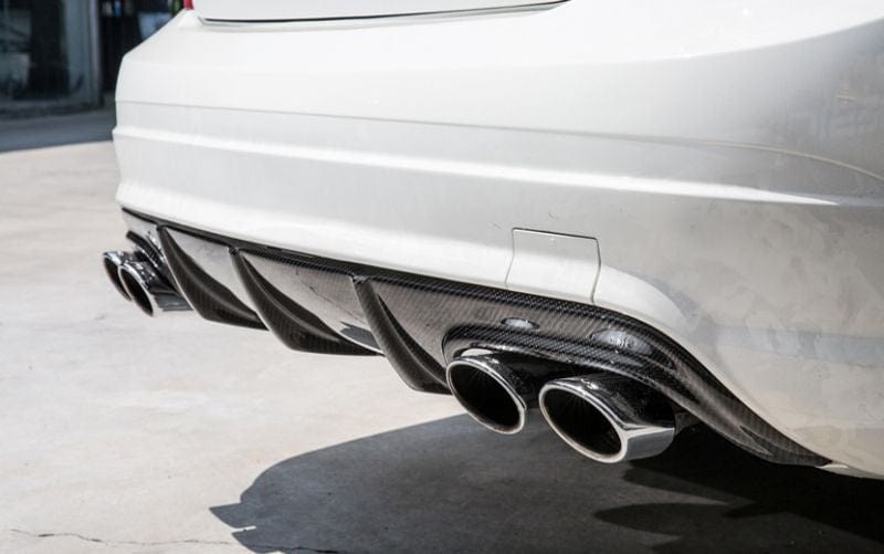 Mercedes Benz C63 (W204) OEM Style Carbon Fibre Rear Diffuser - Twenty Two Tuning Rear Diffuser
