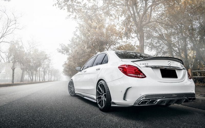Mercedes Benz C63 (W205/S205) Future Design Style Carbon Fibre Rear Diffuser - Twenty Two Tuning Rear Diffuser