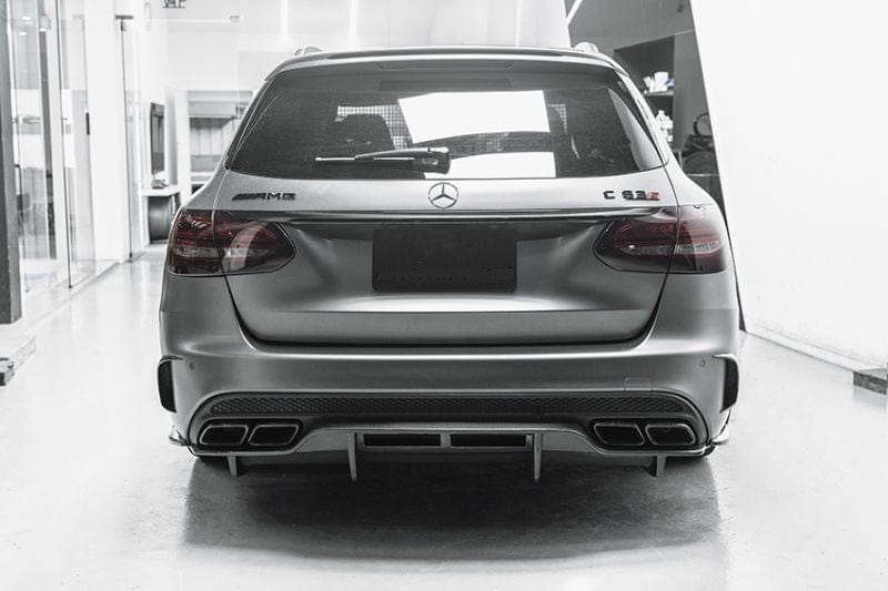 Mercedes Benz C63 (W205/S205) PSM Style Carbon Fibre Rear Diffuser - Twenty Two Tuning Rear Diffuser