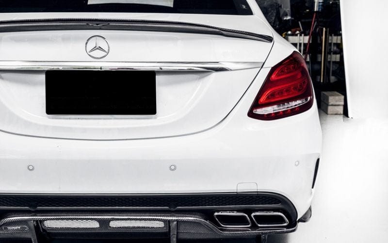 Mercedes Benz C63 (W205/S205) PSM Style Carbon Fibre Rear Diffuser - Twenty Two Tuning Rear Diffuser