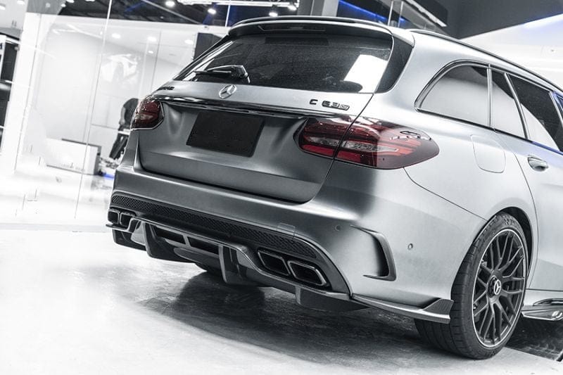 Mercedes Benz C63 (W205/S205) PSM Style Carbon Fibre Rear Diffuser - Twenty Two Tuning Rear Diffuser