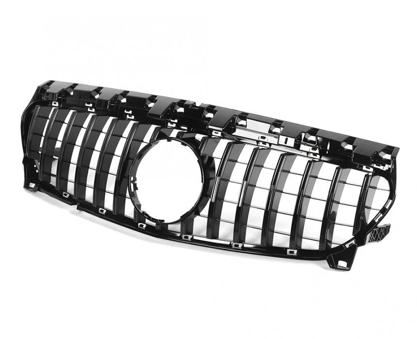 Mercedes Benz CLA-Class/CLA45 (W117/C117) GT/Panamericana Style Gloss Black Grille - Twenty Two Tuning Front Grille