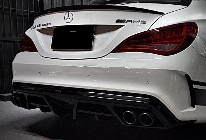 Mercedes Benz CLA-Class/CLA45 (W117/C117) PIECHA Style Carbon Fibre Rear Diffuser - Twenty Two Tuning Rear Diffuser
