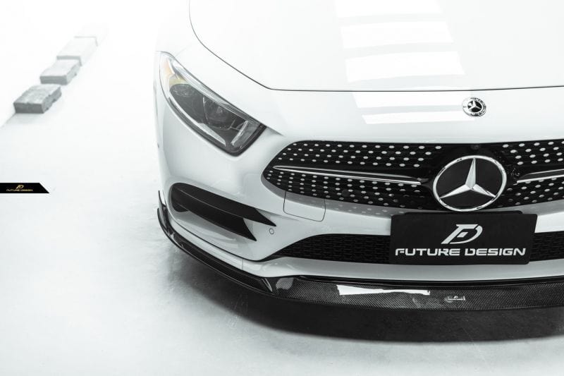 Mercedes Benz CLS-Class/CLS53 (W257/C257) Future Design Carbon Fibre Front Lip - Future Design Front Lip