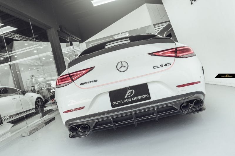 Mercedes Benz CLS-Class/CLS53 (W257/C257) Future Design Carbon Fibre Rear Diffuser - Future Design Rear Diffuser