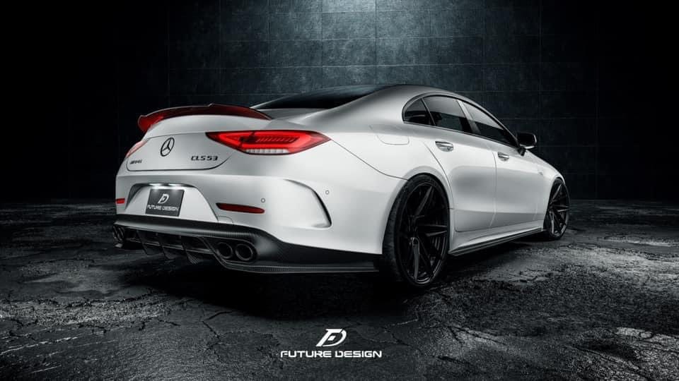 Mercedes Benz CLS-Class/CLS53 (W257/C257) Future Design Carbon Fibre Rear Diffuser - Future Design Rear Diffuser