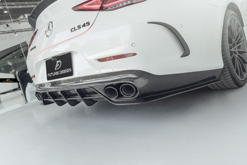 Mercedes Benz CLS-Class/CLS53 (W257/C257) Future Design Carbon Fibre Rear Diffuser - Future Design Rear Diffuser