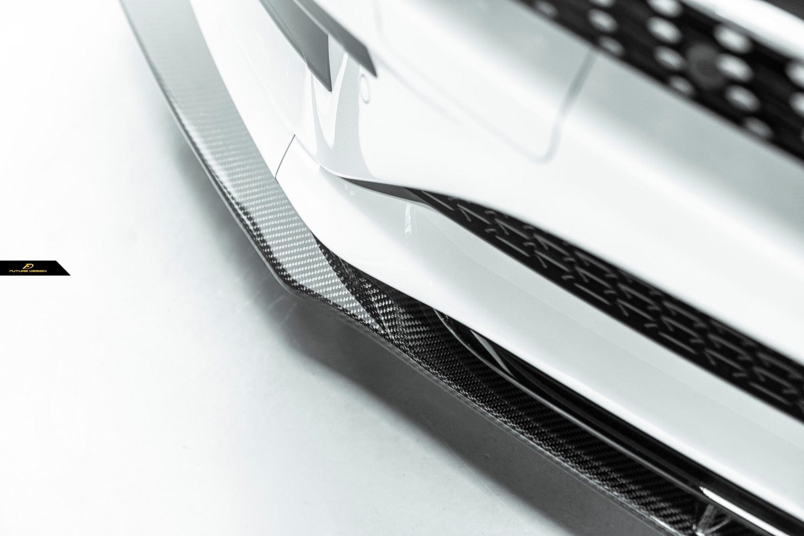 Mercedes Benz CLS-Class/CLS53 (W257/C257) Future Design GT-V Carbon Fibre Front Lip - Future Design Front Lip