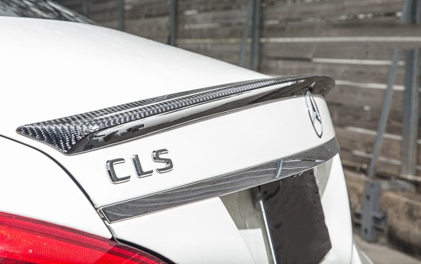 Aero Style Carbon Fiber Rear Spoiler Compatible With Mercedes CLS-Clas