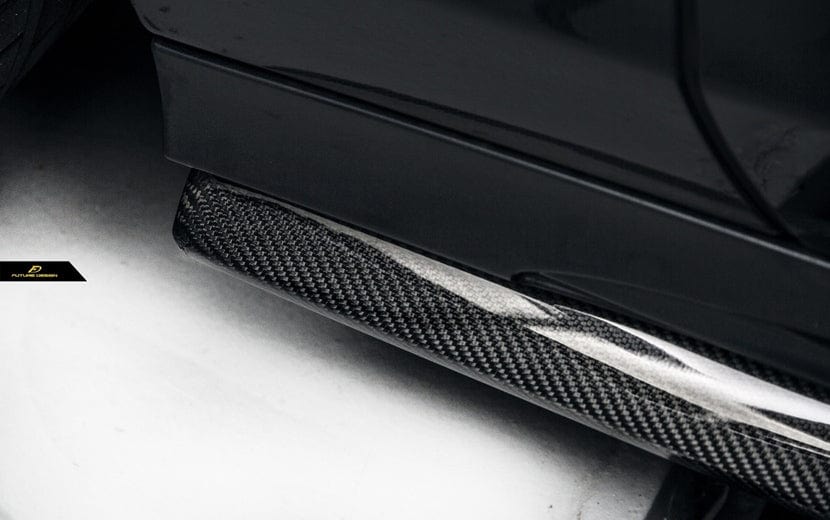 Mercedes Benz CLS-Class/CLS63 (W218) Future Design Carbon Fibre Side Skirts - Future Design Side Skirts