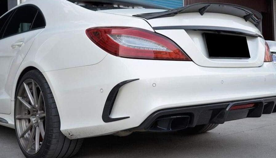 Mercedes Benz CLS-Class/CLS63 (W218) Rear Bumper Canard Trims - Twenty Two Tuning Rear Canards