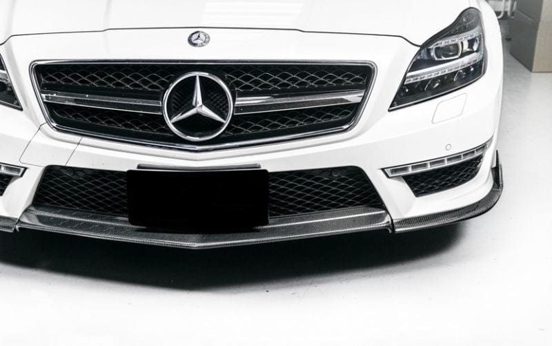 Mercedes Benz CLS63 (W218/C218) Renntech Style Carbon Fibre Front Lip Spoiler - Twenty Two Tuning Front Lip