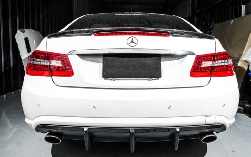 Mercedes Benz E-Class (C207) Prior Design Style Carbon Fibre Rear Spoiler - Twenty Two Tuning Rear Spoiler