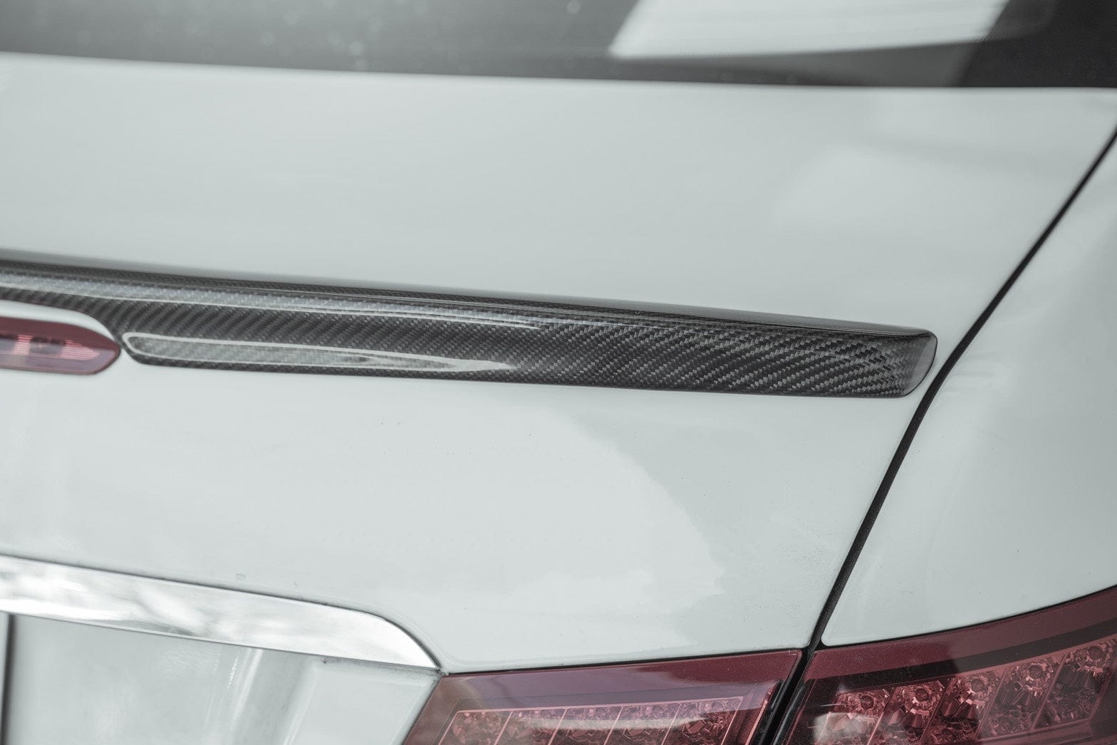 Mercedes Benz E-Class (C207) Prior Design Style Carbon Fibre Rear Spoiler - Twenty Two Tuning Rear Spoiler