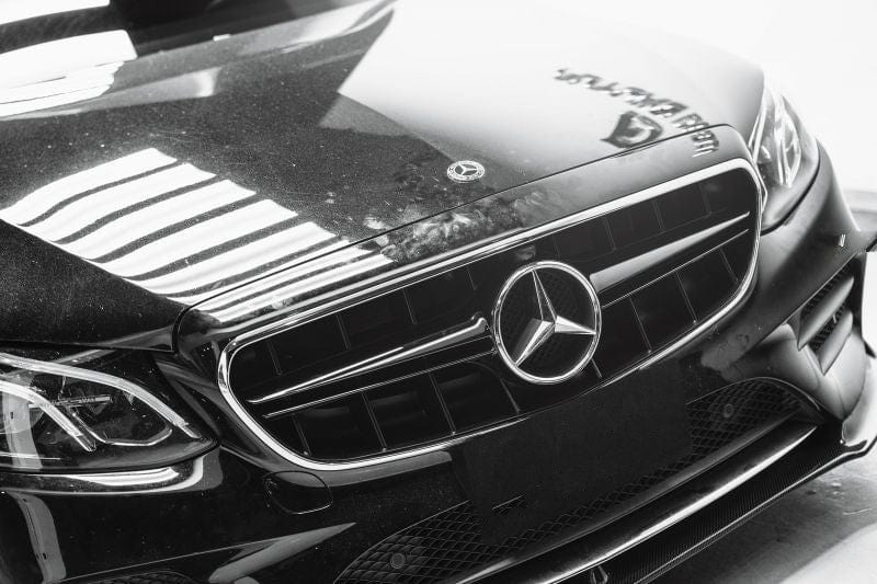 E63 Style Gloss Black Front Grille for Mercedes E-Class E43 E53