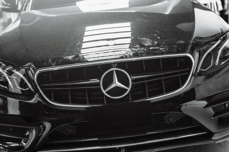 E63 Style Gloss Black Front Grille for Mercedes E-Class E43 E53