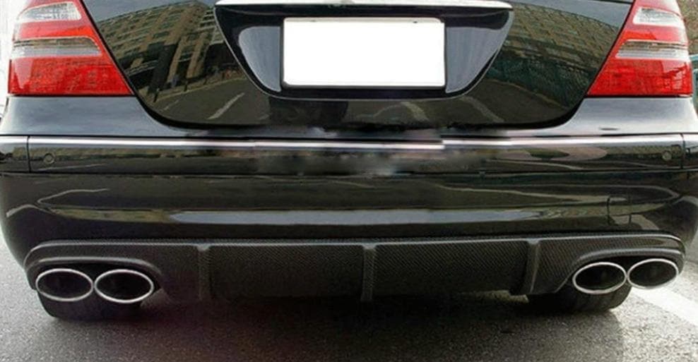 Mercedes Benz E-Class/E55 (W211) AMG Style Carbon Rear Diffuser - Twenty Two Tuning Rear Diffuser
