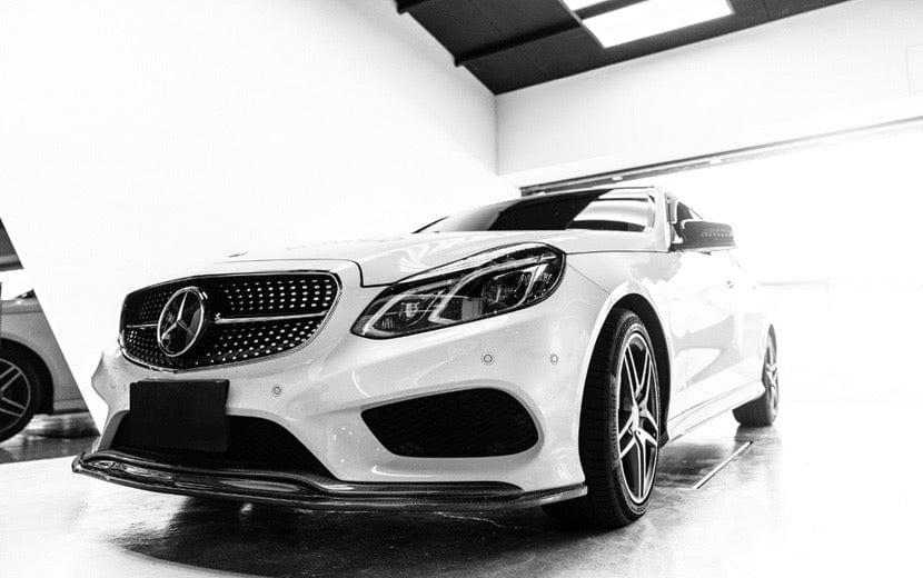 Mercedes Benz E-Class (W212) Future Design Style Carbon Fibre Front Lip Spoiler - Twenty Two Tuning Front Lip