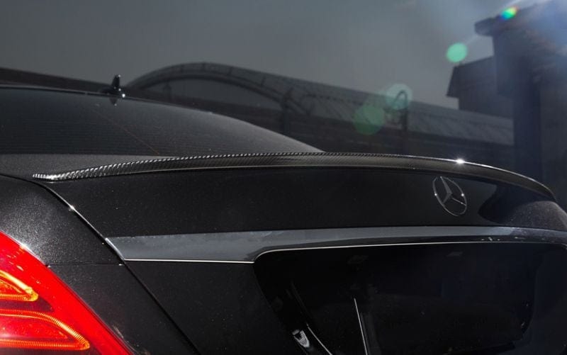 Mercedes Benz S-Class/S63/S65 (W222) AMG Style Carbon Fibre Rear Spoiler - Twenty Two Tuning Rear Spoiler