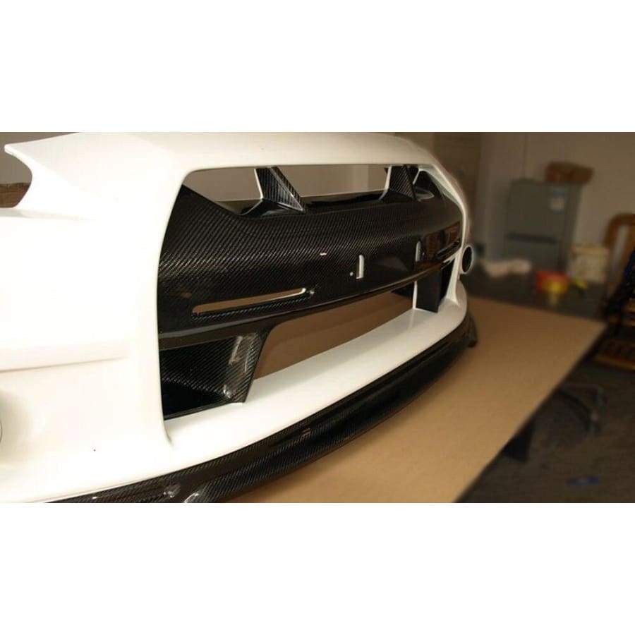 Nissan GTR (R35) Pre-Facelift OEM+ Front Bumper Centre Trim - Twenty Two Tuning Front Canards/Bumper Inserts