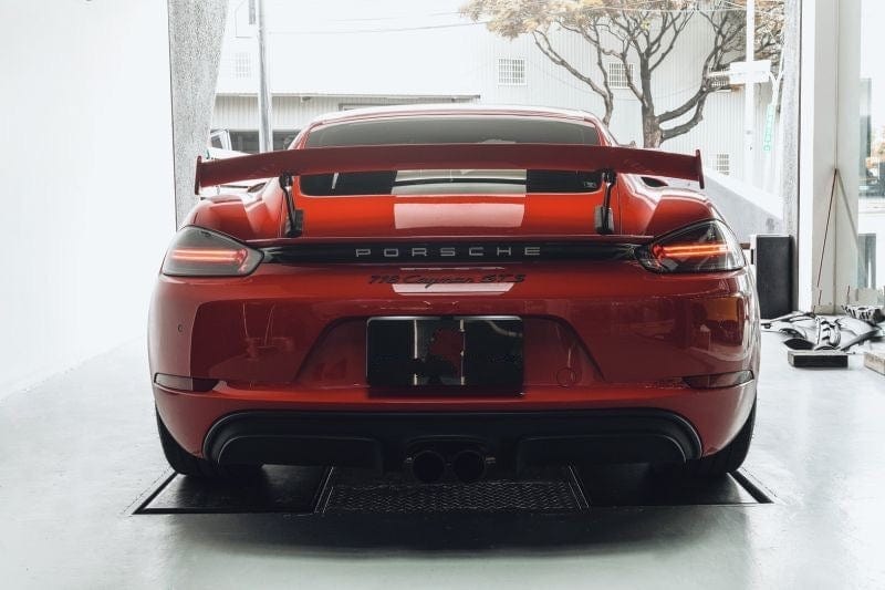 Porsche Cayman/Boxter (718) GT4 PFL Style Carbon Fibre Rear Spoiler - Twenty Two Tuning Rear Spoiler