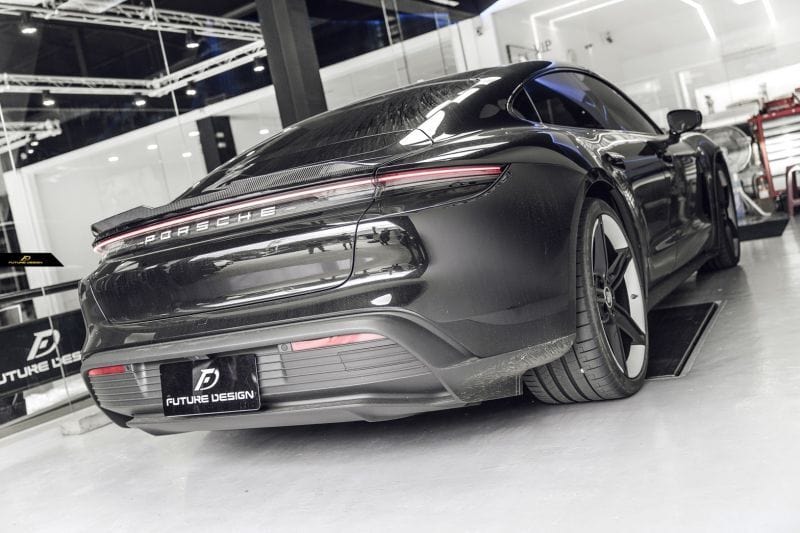 Porsche Taycan (9J1) Future Design Carbon Fiber Rear Spoiler - Future Design Rear Spoiler