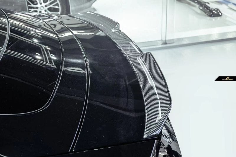 Porsche Taycan (9J1) Future Design Carbon Fiber Rear Spoiler - Future Design Rear Spoiler