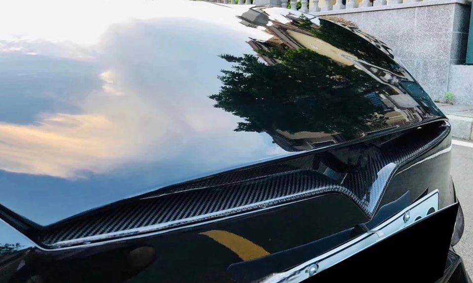 Tesla Model S (FL) OEM+ Carbon Fiber Front Grille Trim - Twenty Two Tuning Front Grille