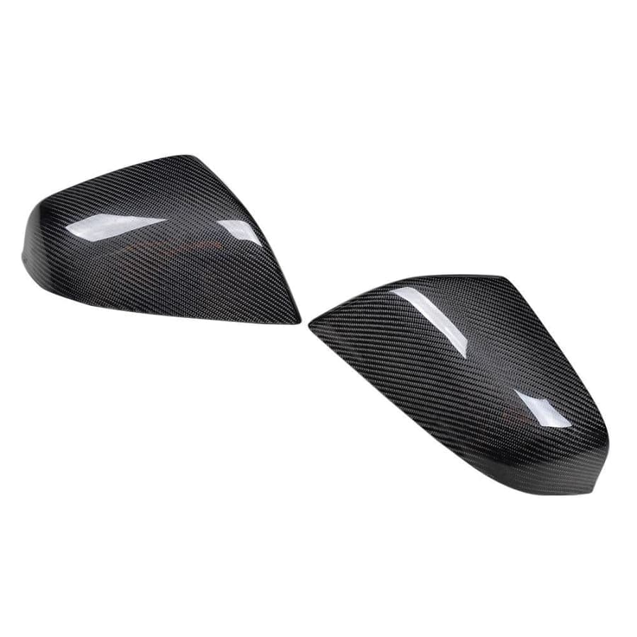 Tesla Model S OEM Style Add-On Carbon Fiber Mirror Covers - Twenty Two Tuning Mirror Covers