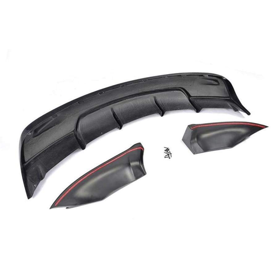 Tesla Model S (PFL) RZ Style Carbon Fibre Rear Diffuser - Twenty Two Tuning Rear Diffuser