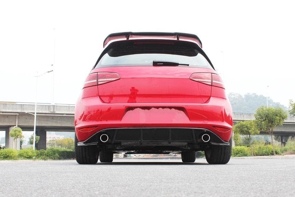 Volkswagen Golf GTI (Mk7) REVOSPORT Style Carbon Fibre Diffuser - Twenty Two Tuning Rear Diffuser