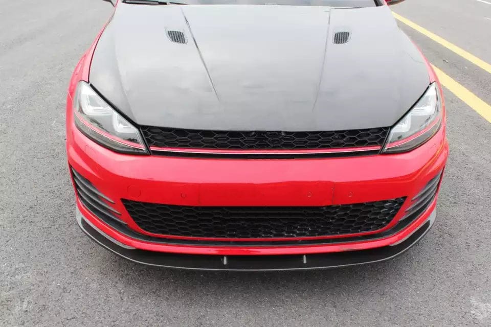 Volkswagen Golf GTI (Mk7) REVOSPORT Style Carbon Fibre Front Lip Spoiler - Twenty Two Tuning Front Lip