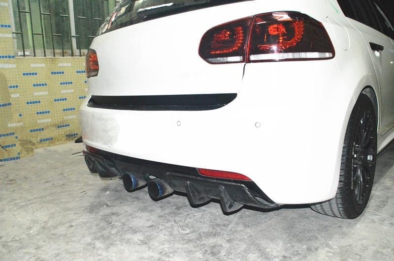 Volkswagen Golf R (Mk6) OSRI Style Carbon Fiber Diffuser - Twenty Two Tuning Rear Diffuser