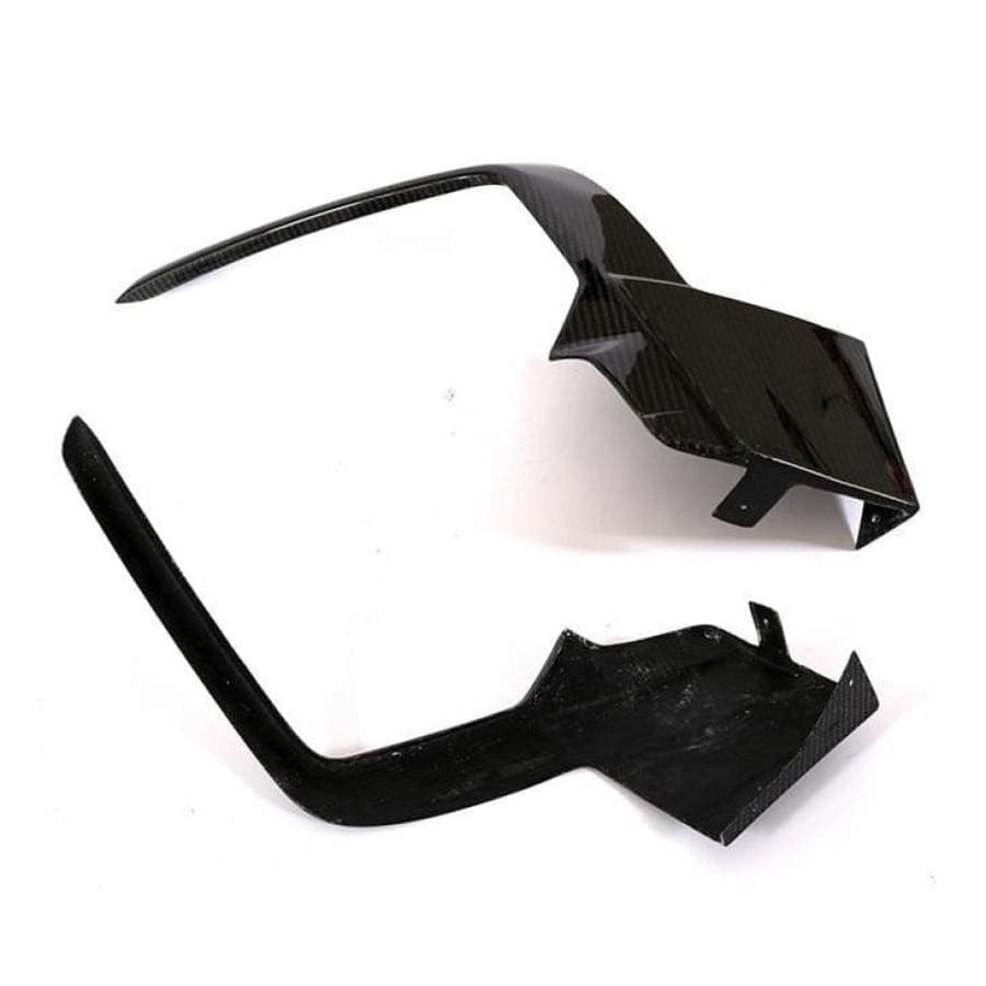 Volkswagen Golf R (Mk7.5) Carbon Fibre Front Fog Light Surrounds - Twenty Two Tuning Front Canards/Bumper Inserts